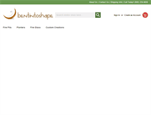 Tablet Screenshot of bentintoshape.net